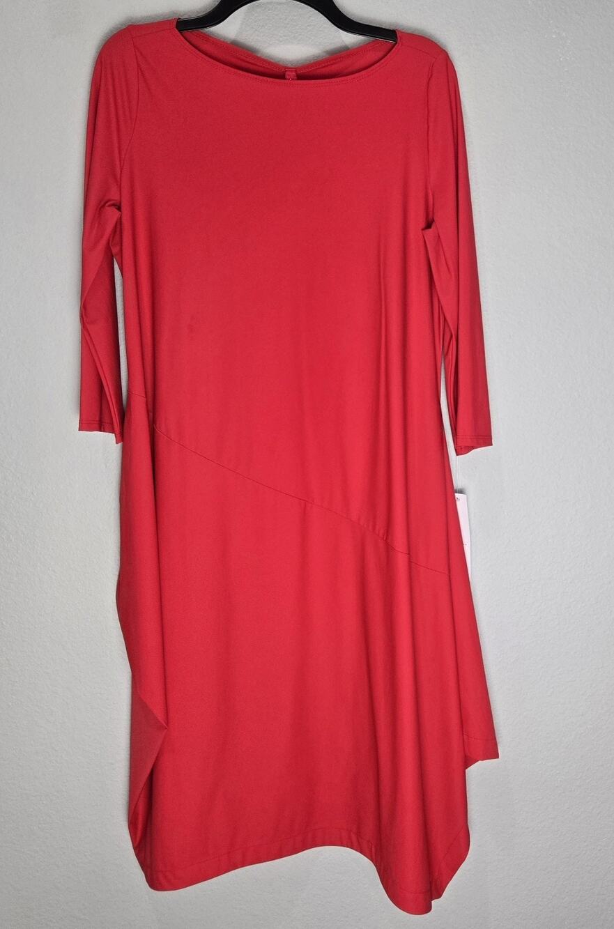 IC by Connie K M Red Dress Lagenlook